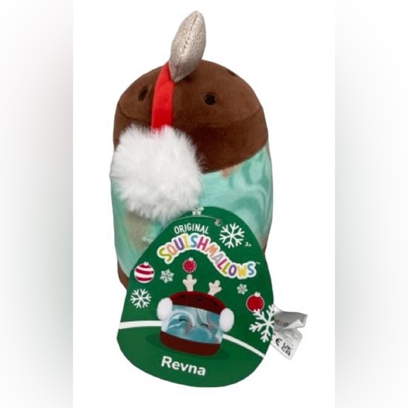 NWT 5” Revna the Mint Ice Cream Sandwich Squishmallow — Holiday Collection - Picture 4 of 5